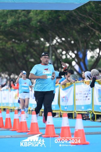 Race photo from KBP City Run 2024