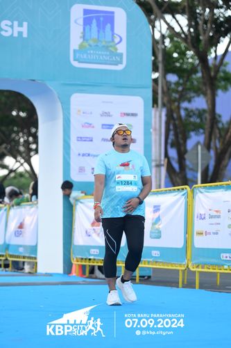 Race photo from KBP City Run 2024