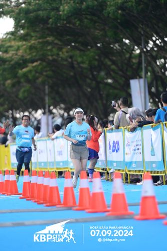 Race photo from KBP City Run 2024
