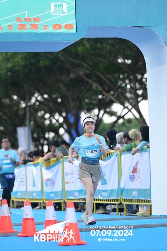 Race photo from KBP City Run 2024