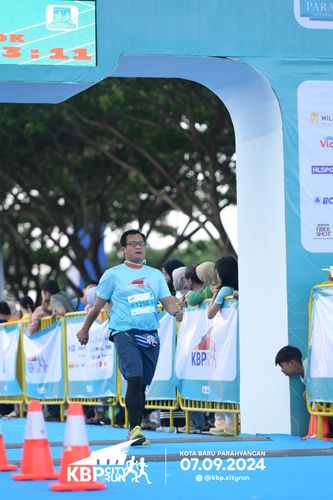 Race photo from KBP City Run 2024