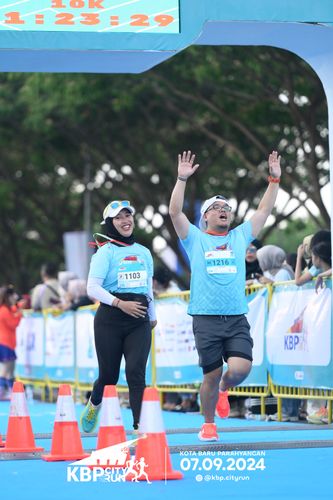 Race photo from KBP City Run 2024