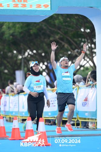 Race photo from KBP City Run 2024
