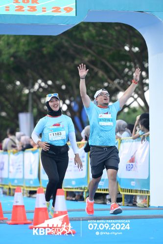 Race photo from KBP City Run 2024