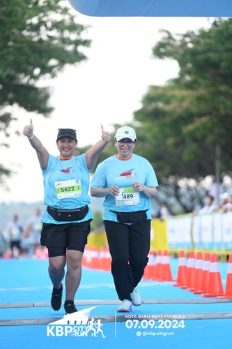 Race photo from KBP City Run 2024