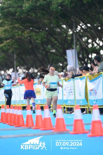 Race photo from KBP City Run 2024