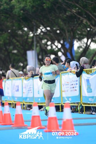 Race photo from KBP City Run 2024