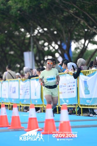 Race photo from KBP City Run 2024