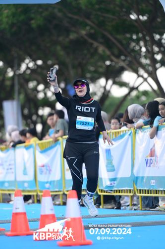 Race photo from KBP City Run 2024