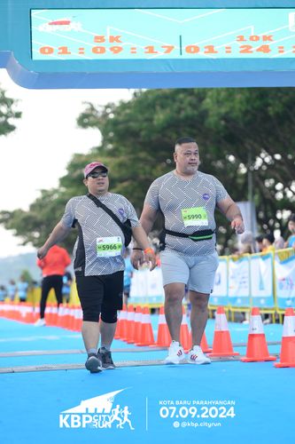 Race photo from KBP City Run 2024