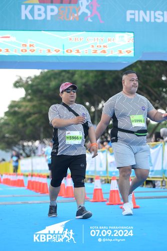Race photo from KBP City Run 2024
