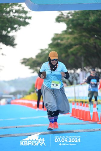 Race photo from KBP City Run 2024