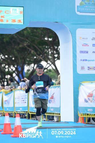 Race photo from KBP City Run 2024