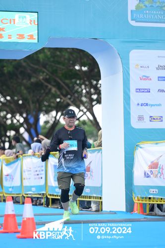 Race photo from KBP City Run 2024