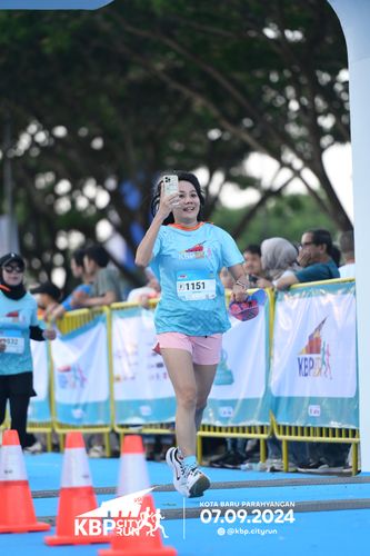 Race photo from KBP City Run 2024