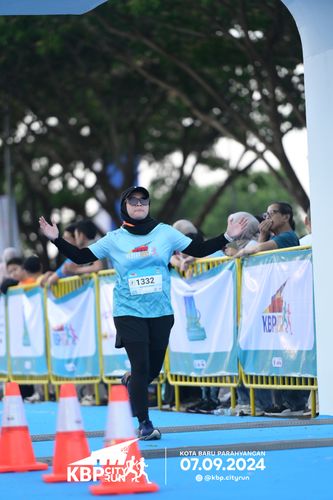 Race photo from KBP City Run 2024