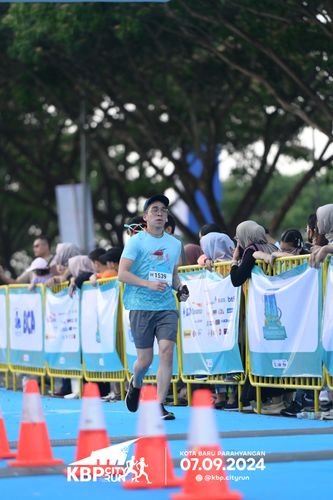 Race photo from KBP City Run 2024
