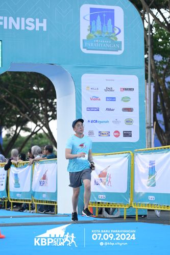 Race photo from KBP City Run 2024