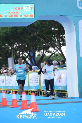 Race photo from KBP City Run 2024
