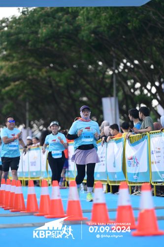 Race photo from KBP City Run 2024