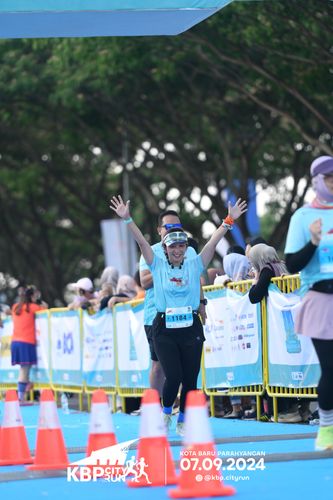 Race photo from KBP City Run 2024