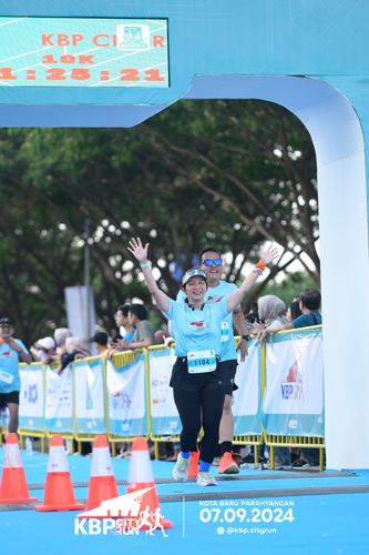 Race photo from KBP City Run 2024