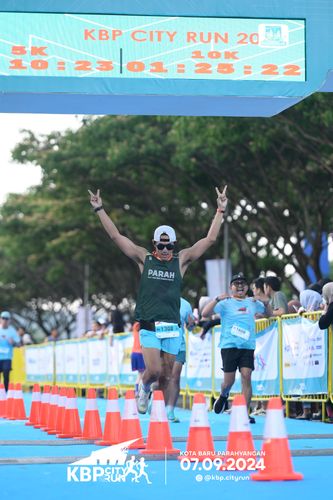 Race photo from KBP City Run 2024