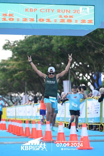 Race photo from KBP City Run 2024