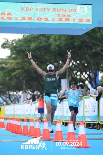 Race photo from KBP City Run 2024