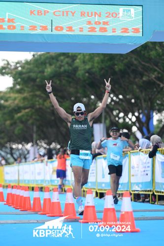 Race photo from KBP City Run 2024