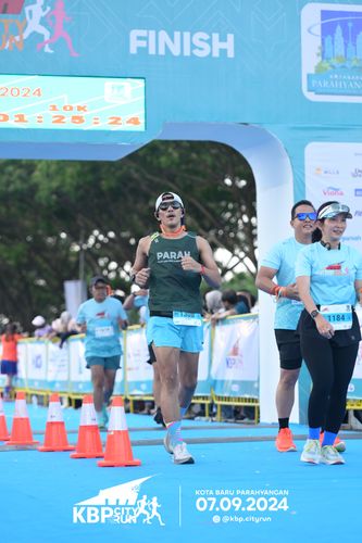 Race photo from KBP City Run 2024