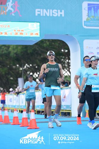 Race photo from KBP City Run 2024