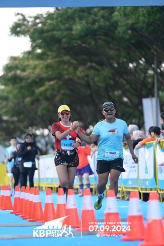 Race photo from KBP City Run 2024