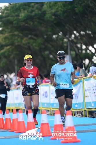 Race photo from KBP City Run 2024