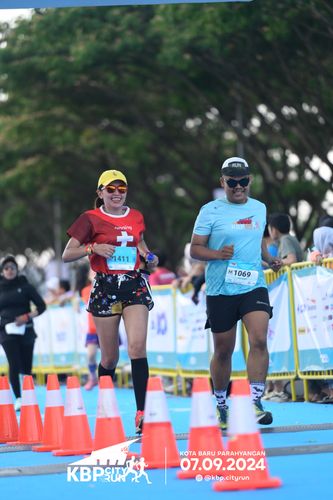 Race photo from KBP City Run 2024