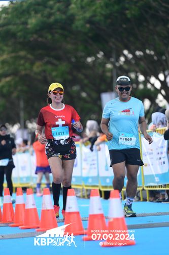Race photo from KBP City Run 2024