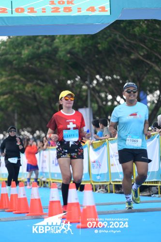 Race photo from KBP City Run 2024