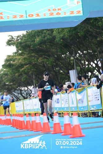 Race photo from KBP City Run 2024