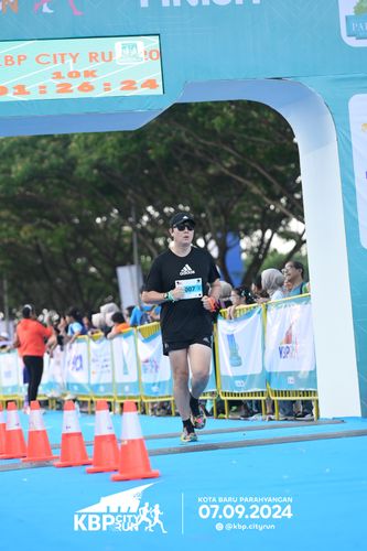 Race photo from KBP City Run 2024