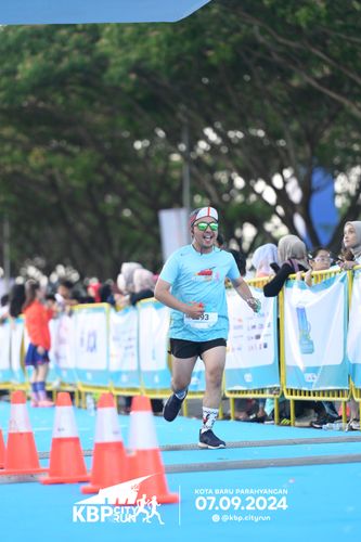 Race photo from KBP City Run 2024