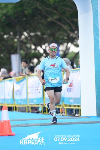 Race photo from KBP City Run 2024