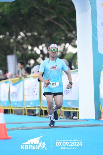 Race photo from KBP City Run 2024