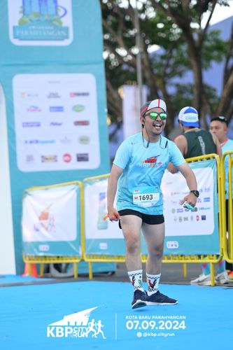 Race photo from KBP City Run 2024