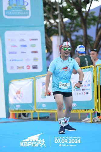 Race photo from KBP City Run 2024