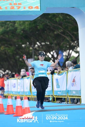 Race photo from KBP City Run 2024