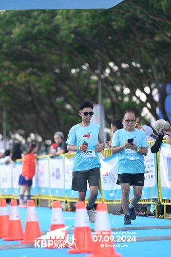 Race photo from KBP City Run 2024