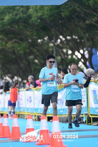 Race photo from KBP City Run 2024