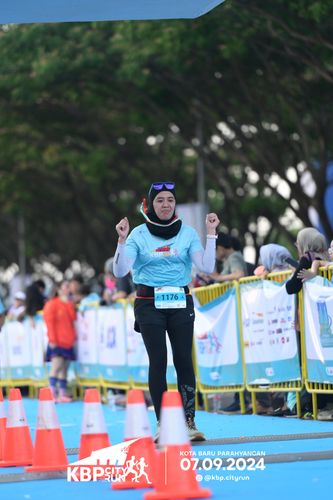 Race photo from KBP City Run 2024