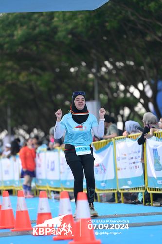Race photo from KBP City Run 2024