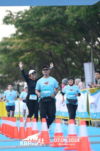 Race photo from KBP City Run 2024